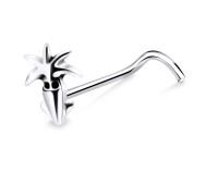 Stylish Curved Nose Stud NSKB-878